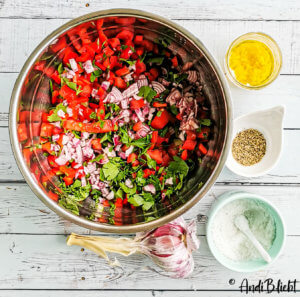 Kichererbsensalat Anleitung