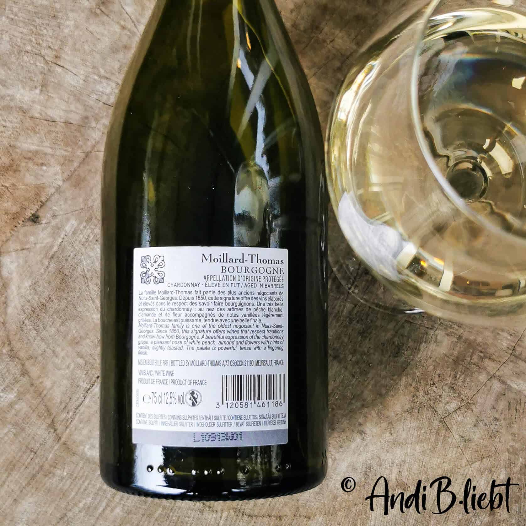 Chardonnay Bourgogne 2020 Weingut Moillard-Thomas