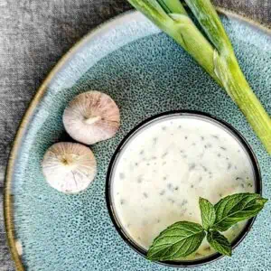 Minz-Dip-mit-Buttermilch-Quark