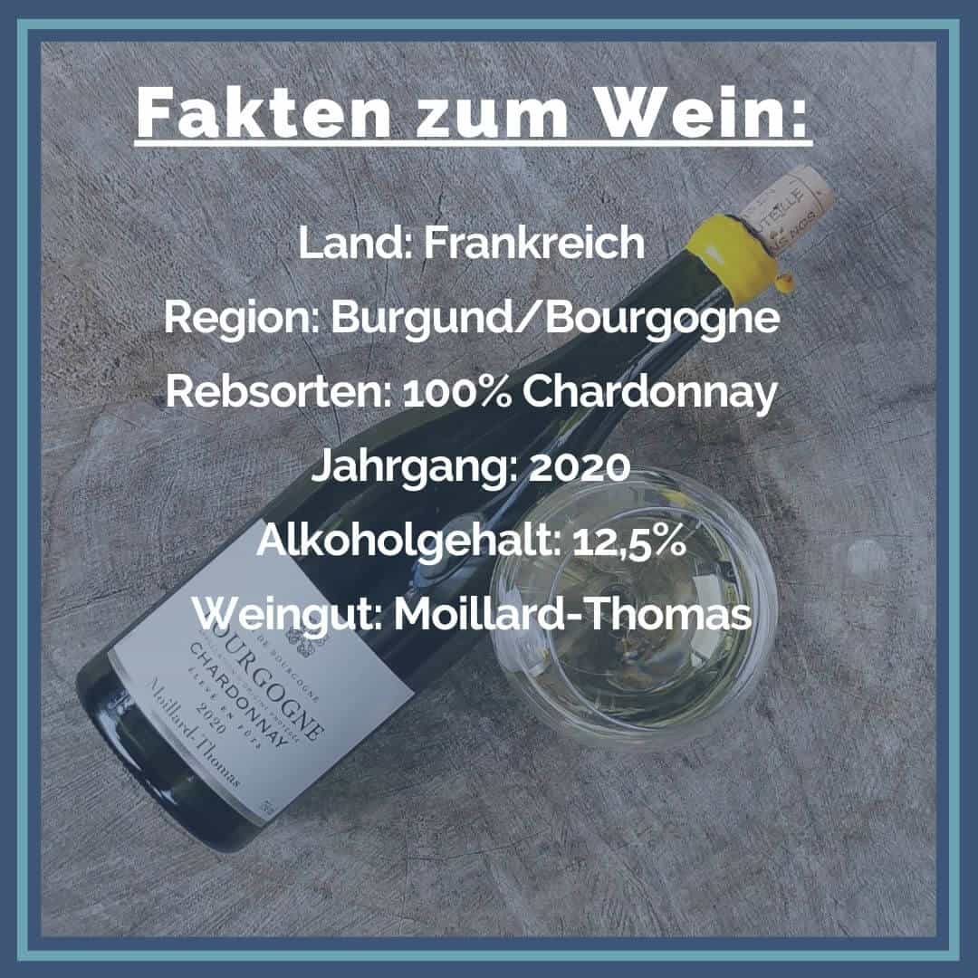 Chardonnay Bourgogne 2020 Weingut Moillard-Thomas Chardonnay Bourgogne 2020 Weingut Moillard-Thomas
