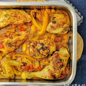 Scharfes-Piri-Piri-Hähnchen-Ofen