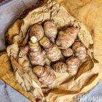 Topinambur Rezept mit Salbei und Knoblauch www.andib-liebt.de