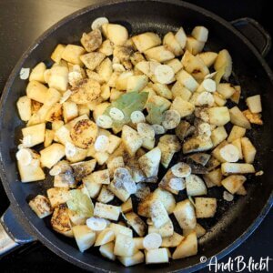 Topinambur Rezept mit Salbei und Knoblauch www.andib-liebt.de