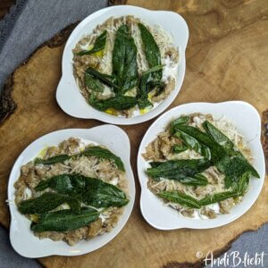 Topinambur Rezept mit Salbei und Knoblauch www.andib-liebt.de