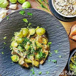 Puten Ragout mit Rosenkohl www.andib-liebt.de