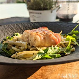 Kabeljau-mit-Parmaschinken-und-gebratenem-Fenchel-www.andib-liebt.de-Teller1