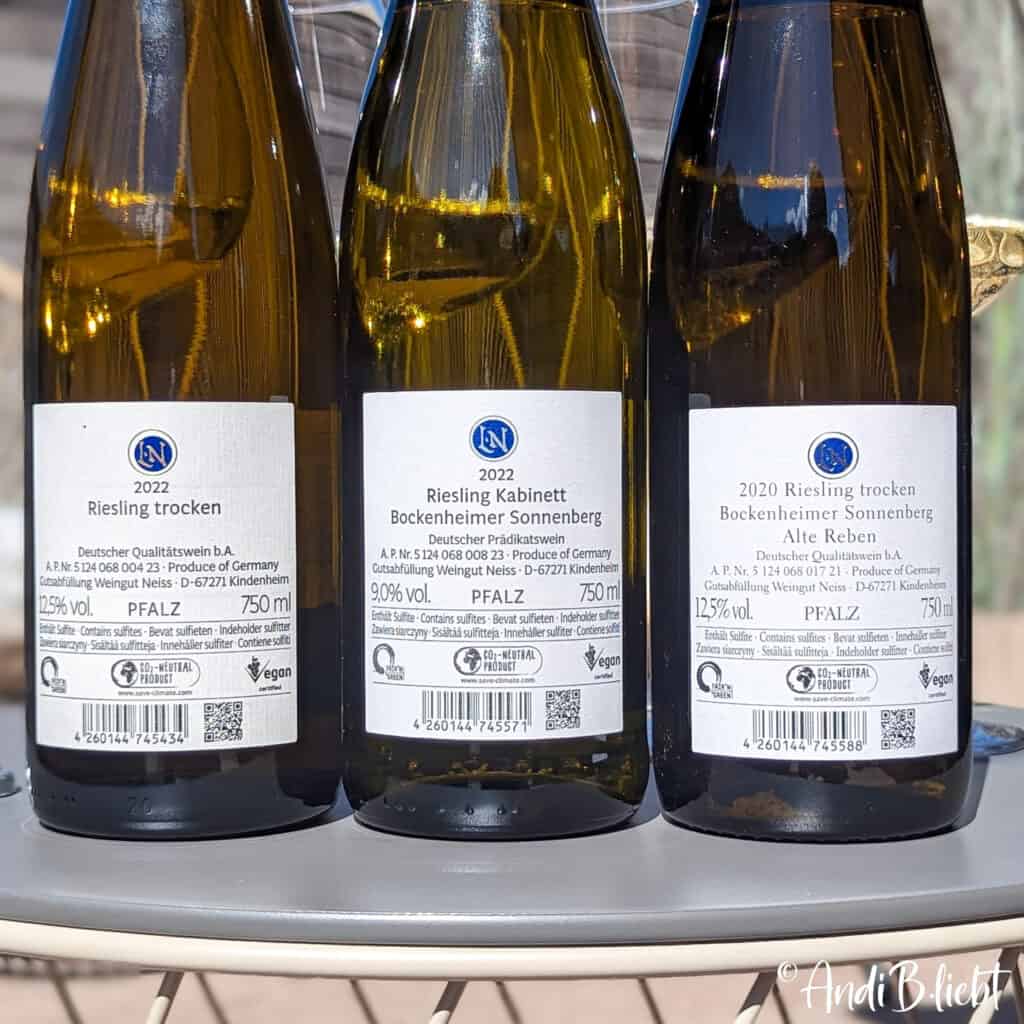 Riesling Weingut Neiss - Teil 1 4 Riesling Weingut Neiss Gutswein www.andib-liebt.de