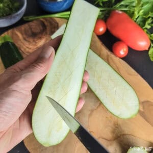 Bruschetta-Rezept -Zucchini-Burrata-AndiB.liebt-Andreas-Bochem-Zubereitung