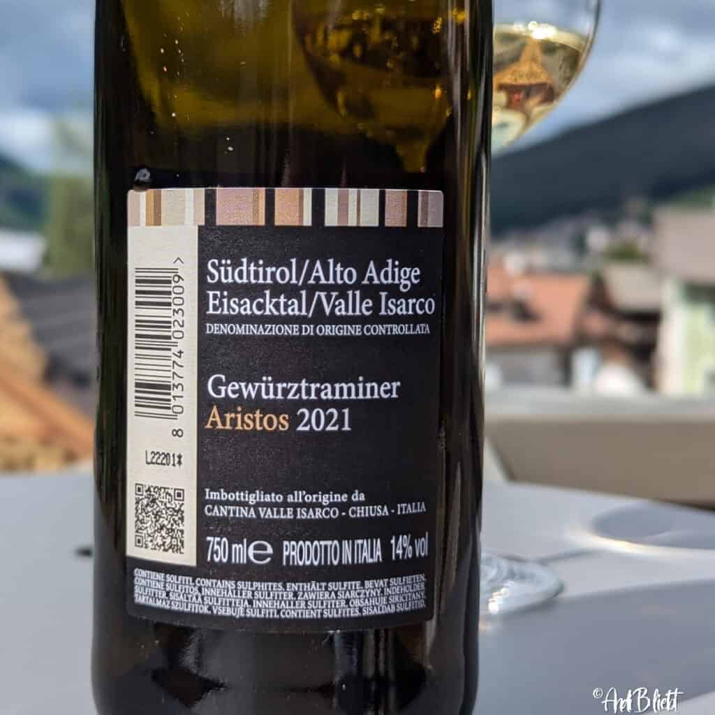 Weinempfehlung-Gewürztraminer-Südtirol-AndiB.liebt-Andreas-Bochem-Etikett-Rückseite