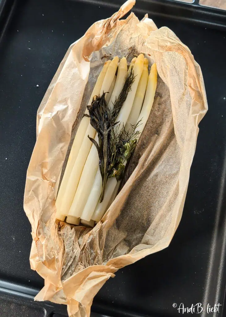 Spargel im Backpapier AndiBliebt Anleitung 11