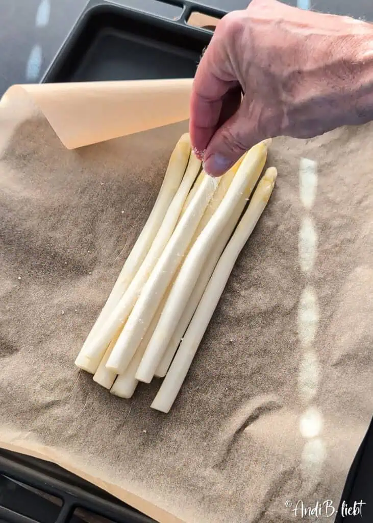 Spargel im Backpapier AndiBliebt Anleitung 2