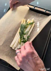 Spargel im Backpapier AndiBliebt Anleitung 5