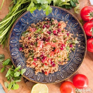 Bulgursalat mit Granatapfel Rezept AndiB.liebt Titelfoto 1