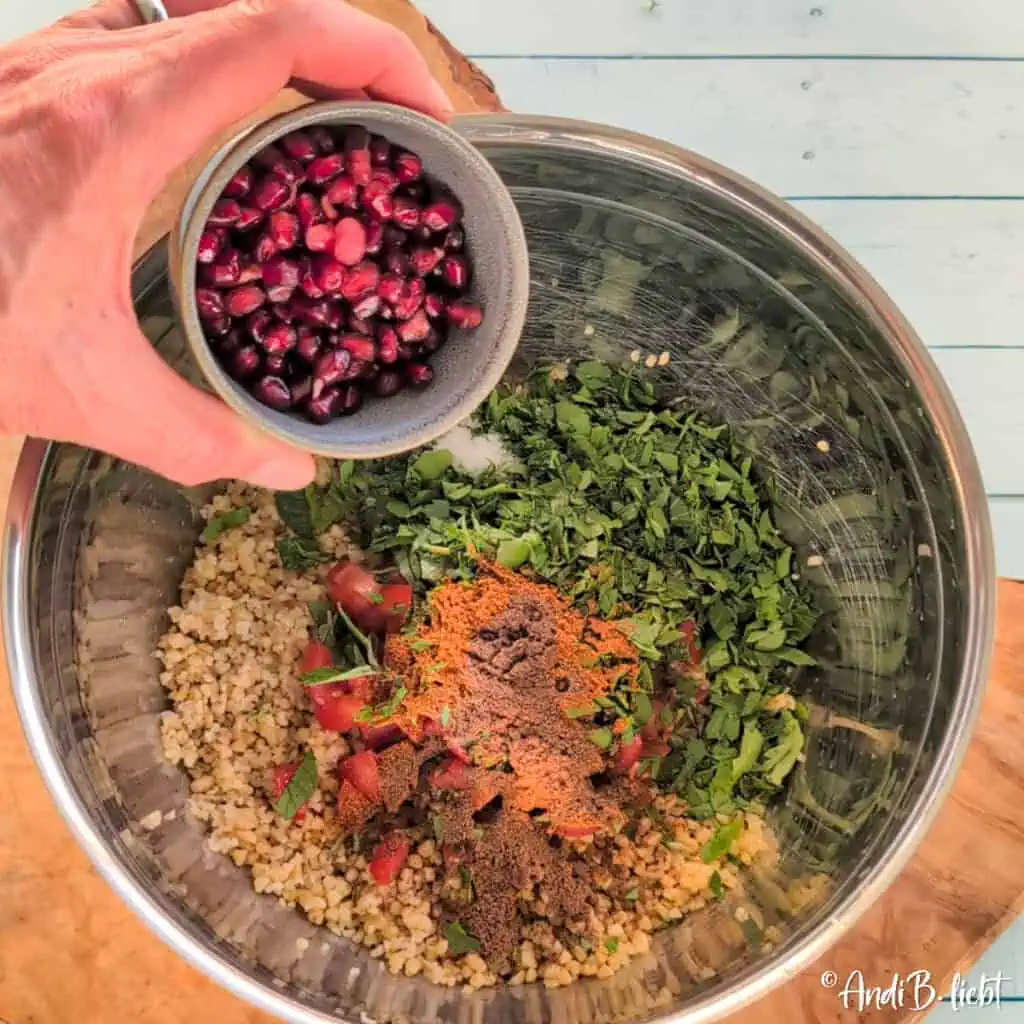 Bulgursalat mit Granatapfel Rezept AndiB.liebt 8