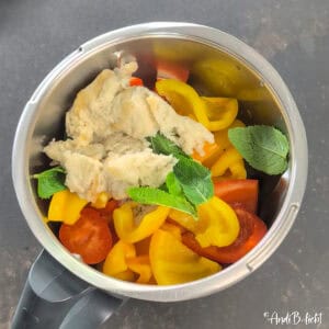 Melonen Gazpacho mit Gurke und Minze Rezept AndiBliebt - Anleitung 15