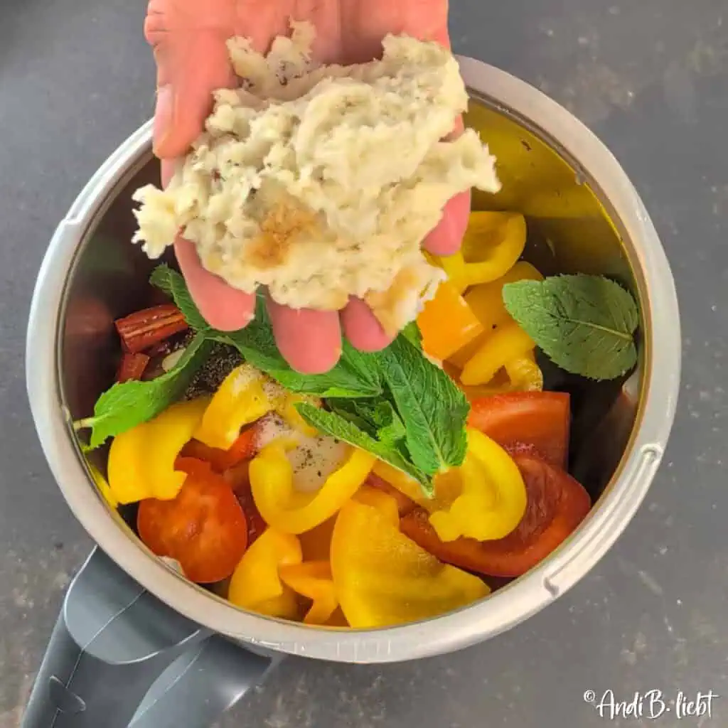 Melonen Gazpacho mit Gurke und Minze Rezept AndiBliebt - Anleitung 14