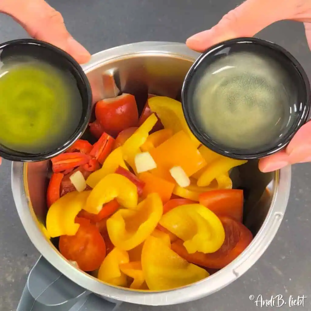 Melonen Gazpacho mit Gurke und Minze Rezept AndiBliebt - Anleitung 11