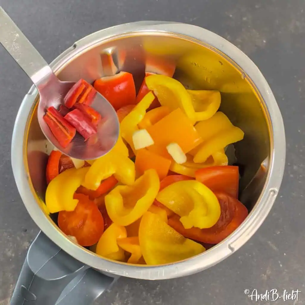 Melonen Gazpacho mit Gurke und Minze Rezept AndiBliebt - Anleitung 10