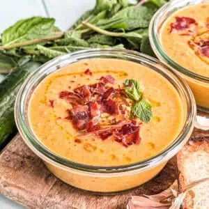 Melonen Gazpacho mit Gurke und Minze Rezept AndiBliebt -Titelfoto 2