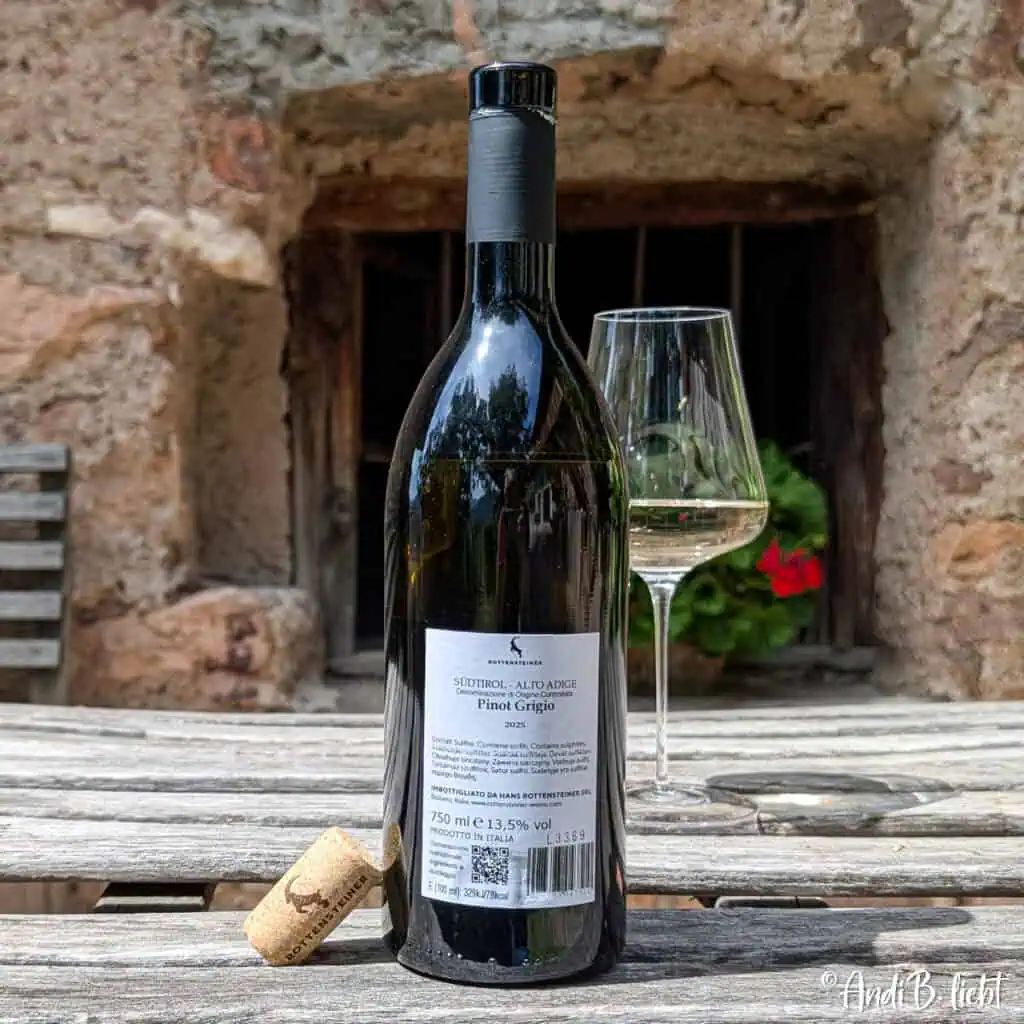 Pinot Grigio Südtirol Rottensteiner Weingut AndiBliebt-Etikett 1