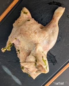 Hühnersuppe wie bei Oma Zubereitungsschritt fertiges Suppenhuhn 2