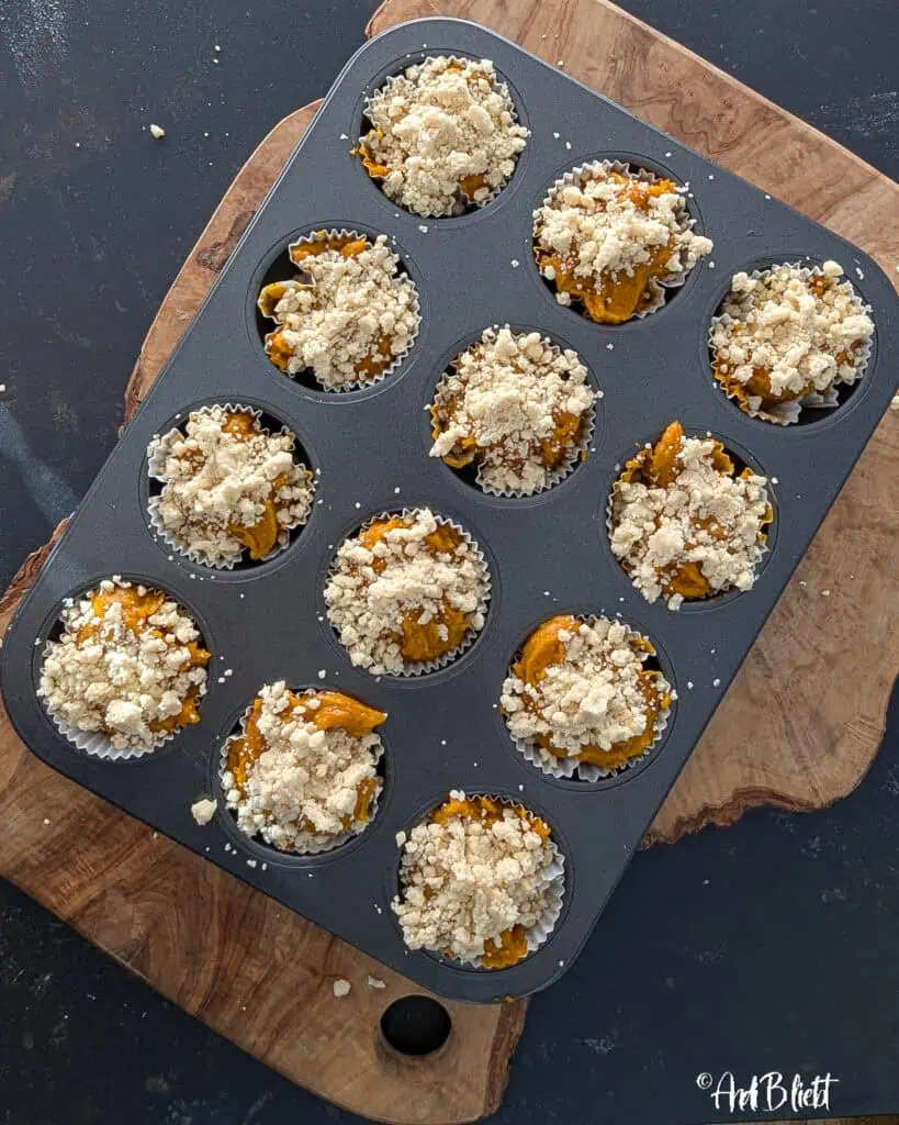 Kürbismuffins Tonka mit Salzstreuseln Anleitungsschritt 21