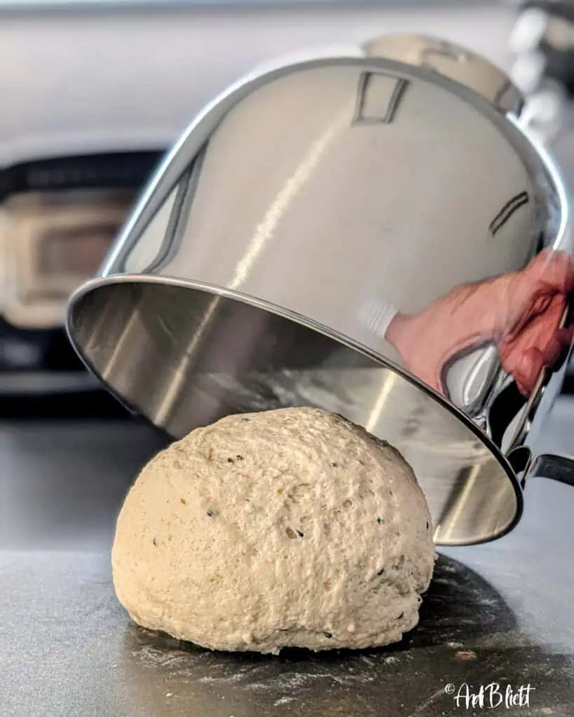 Naan Brot Rezept Teigbearbeitung 1
