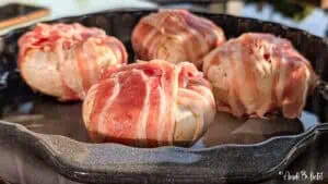 Gefüllte Champignons mit Bacon Rezept Zubereitung 1
